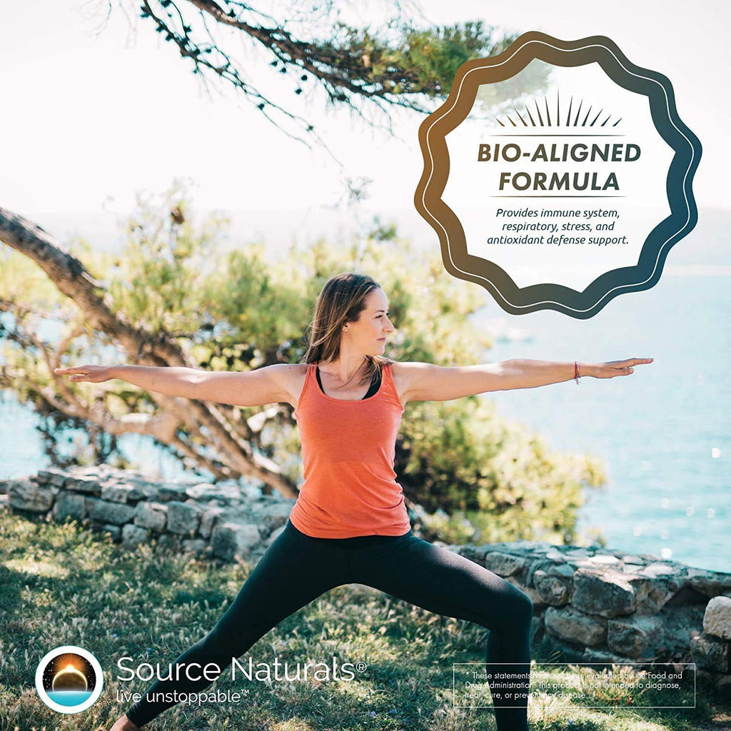 Source Naturals Wellness Formula, Advanced Immune Support* - 180 Tablets | Bio-Aligned Vitamins & Herbal Defense with Vitamin C Plus 30 other Vitamins, Minerals & Herbs for Immune System Support*