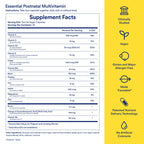 Ritual Women's Postnatal Multivitamin - 60 Capsules - 30 Servings | Key Essential Vitamins and Minerals - Support Mom and Baby Postpartum, Throughout Lactation* - Choline, DHA - Vegan - Citrus