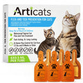 Flea and Tick Prevention for Cats & Kittens, Topical Cat Flea and Tick Treatment – Fast-Acting & Long-Lasting 6-Dose Supply