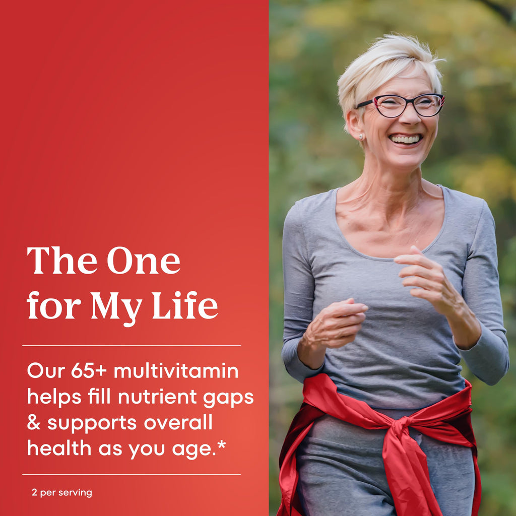 One A Day Proactive 65+, Mens & Womens Multivitamin, Supplement with Vitamin A, C, D, and Zinc to Support Bone Health & Cell Health, Calcium, Folic Acid, Tablet 150 Count