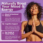 Saffron Supplements 88.5MG with 100% Pure Ingredients, Mood Energy Support