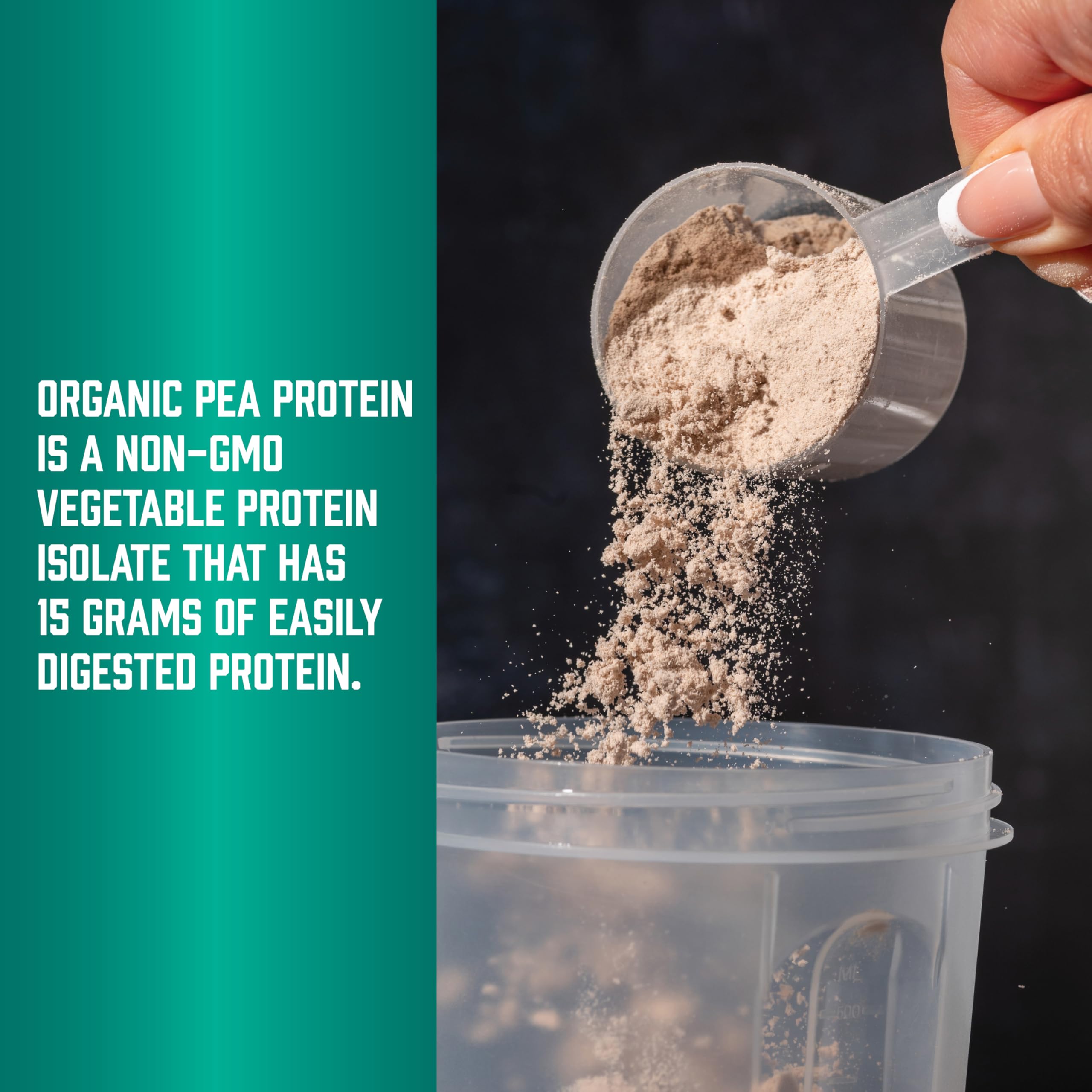 Buy now NOW Foods Sports Nutrition, Certified Organic Pea Protein 15 Grams, Unflavored Powder, 1.5-Pound at indiglob india
