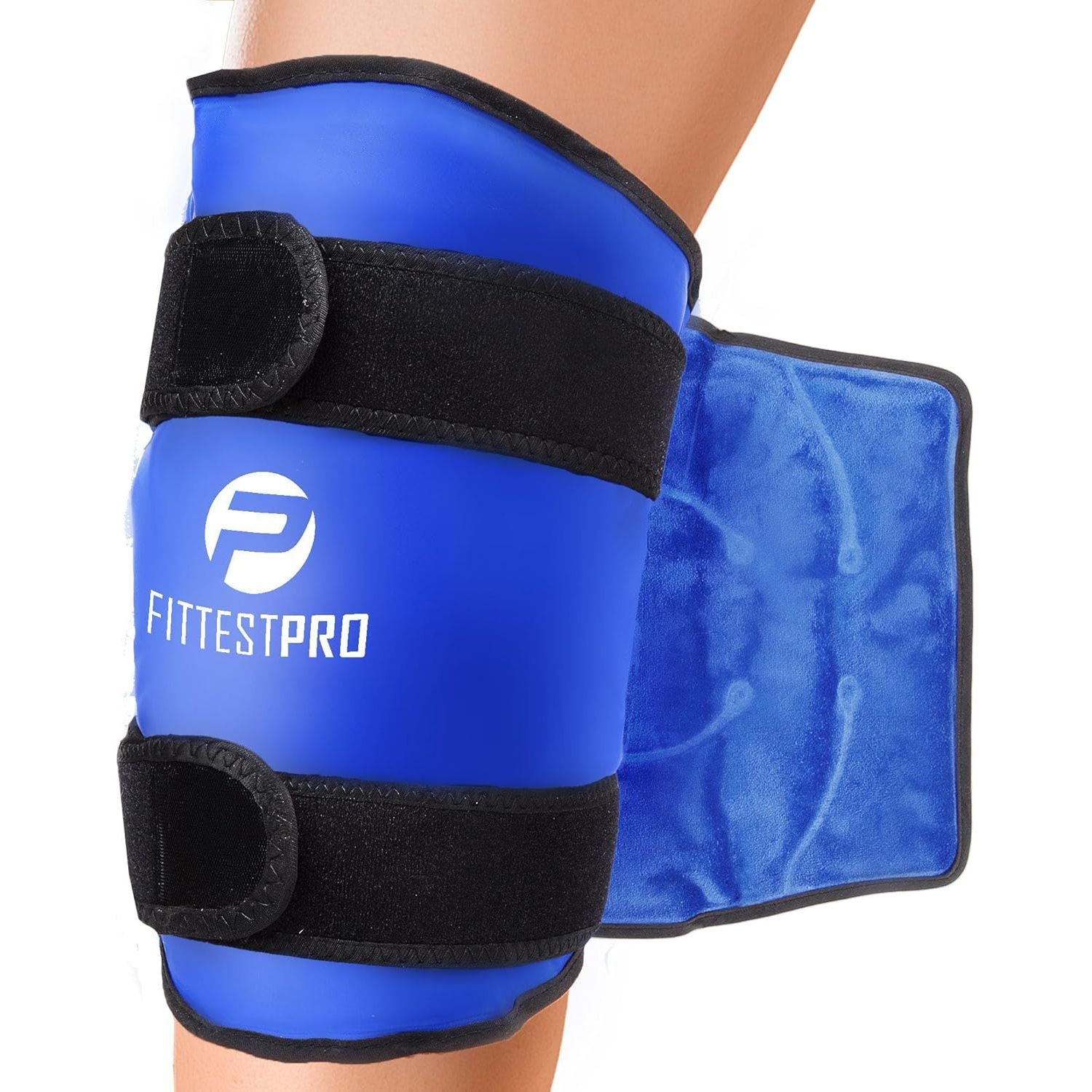 Buy now Shin Splint Ice Packs, HSA and FSA Eligible Reusable Hot and Cold Therapy Wrap | Leg or Calf Pain Relief | Advanced Soft Gel Technology | Freezable and Microwavable | Running Injuries & Recovery Knee at indiglob india