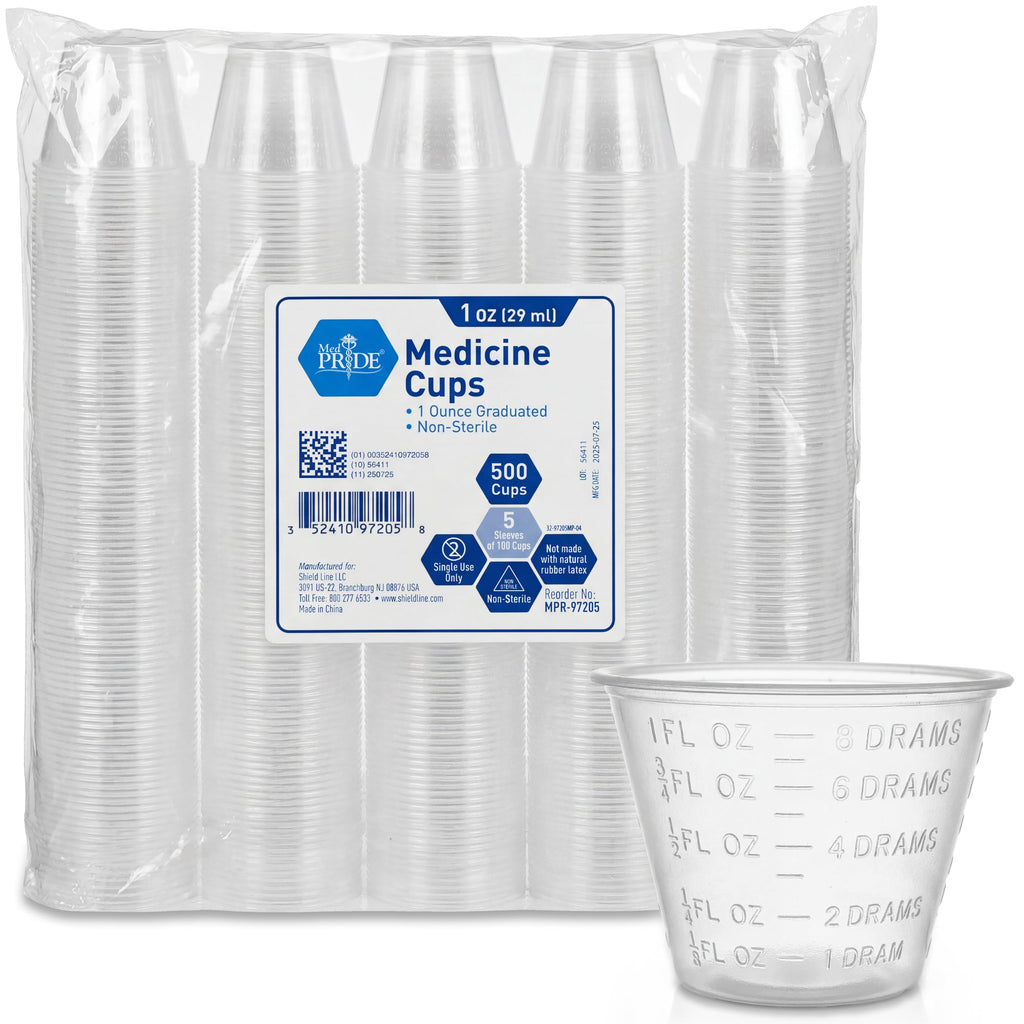 MED Pride Graduated, Medicine Cups - Set of 500