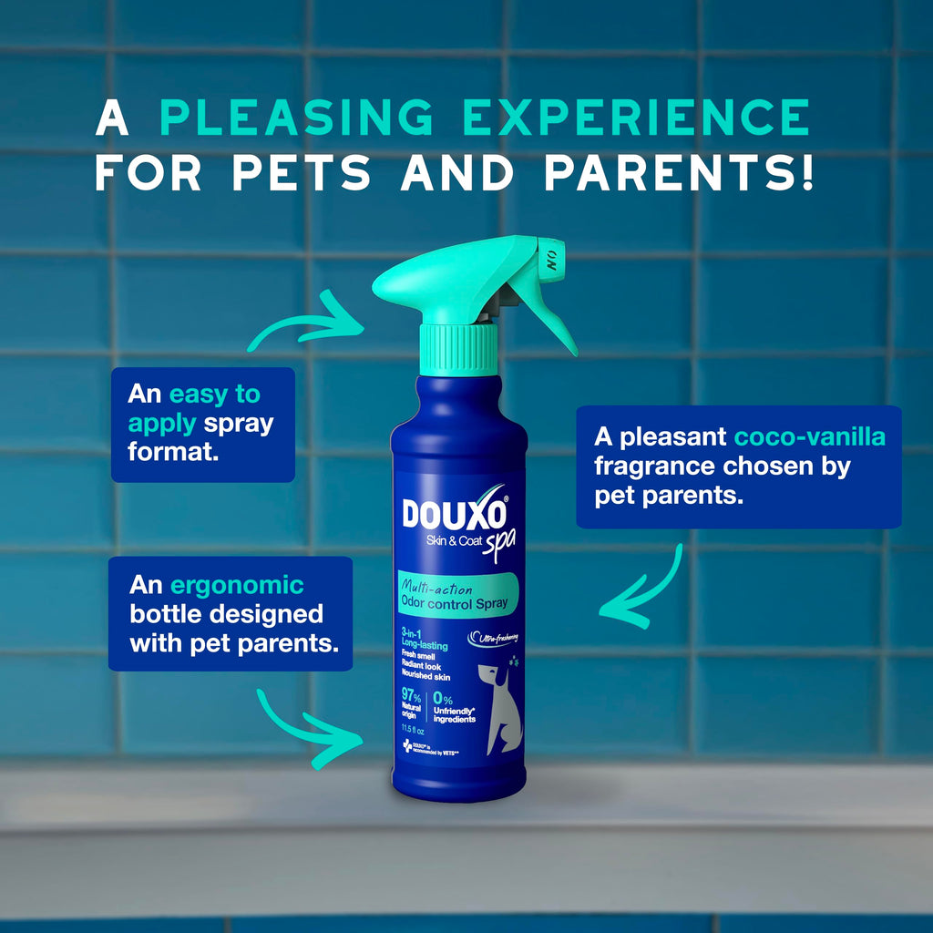 DOUXO SPA Dog Deodorizing Spray, 11.5 fl oz