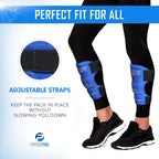 Buy now Shin Splint Ice Packs, HSA and FSA Eligible Reusable Hot and Cold Therapy Wrap | Leg or Calf Pain Relief | Advanced Soft Gel Technology | Freezable and Microwavable | Running Injuries & Recovery at indiglob india