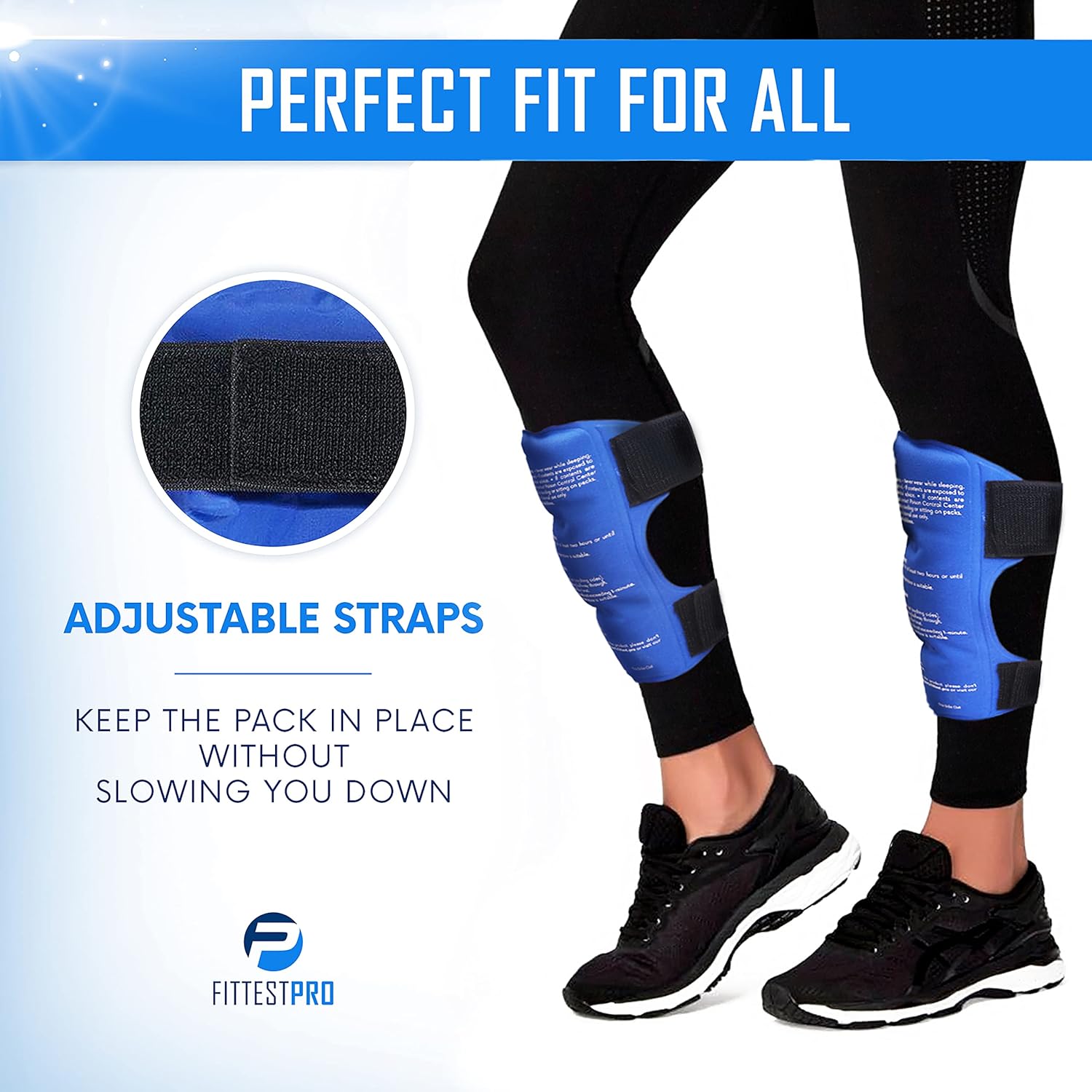 Buy now Shin Splint Ice Packs, HSA and FSA Eligible Reusable Hot and Cold Therapy Wrap | Leg or Calf Pain Relief | Advanced Soft Gel Technology | Freezable and Microwavable | Running Injuries & Recovery at indiglob india