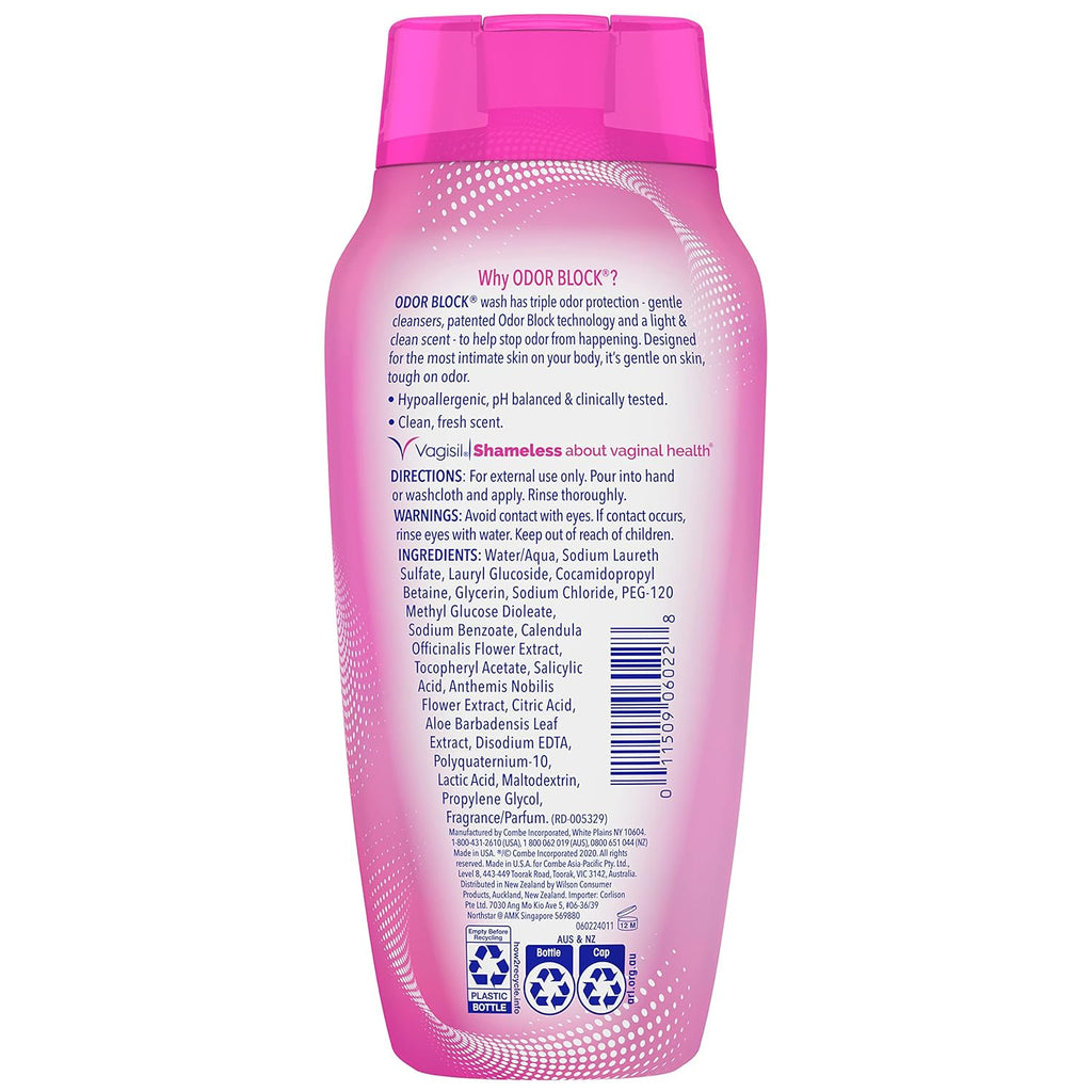 Buy now Vagisil Feminine Wash for Intimate Area Hygiene, Odor Block, Gynecologist Tested, Hypoallergenic, 12 oz, (Pack of 1) at indiglob india