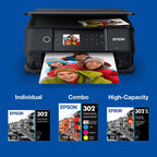 Epson 302 Claria Premium Ink Standard Capacity (T302020-S) Works with Expression XP-6000, 6100