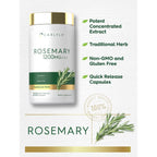 Carlyle Rosemary Capsules | 200 Count | Non-GMO & Gluten Free Extract