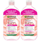 Garnier Micellar Water with Rose Water and Glycerin, Hydrating Facial Cleanser & Makeup Remover, For All Skin Types, Vegan, Cruelty Free, 13.5 Fl Oz (400mL), 1 Count