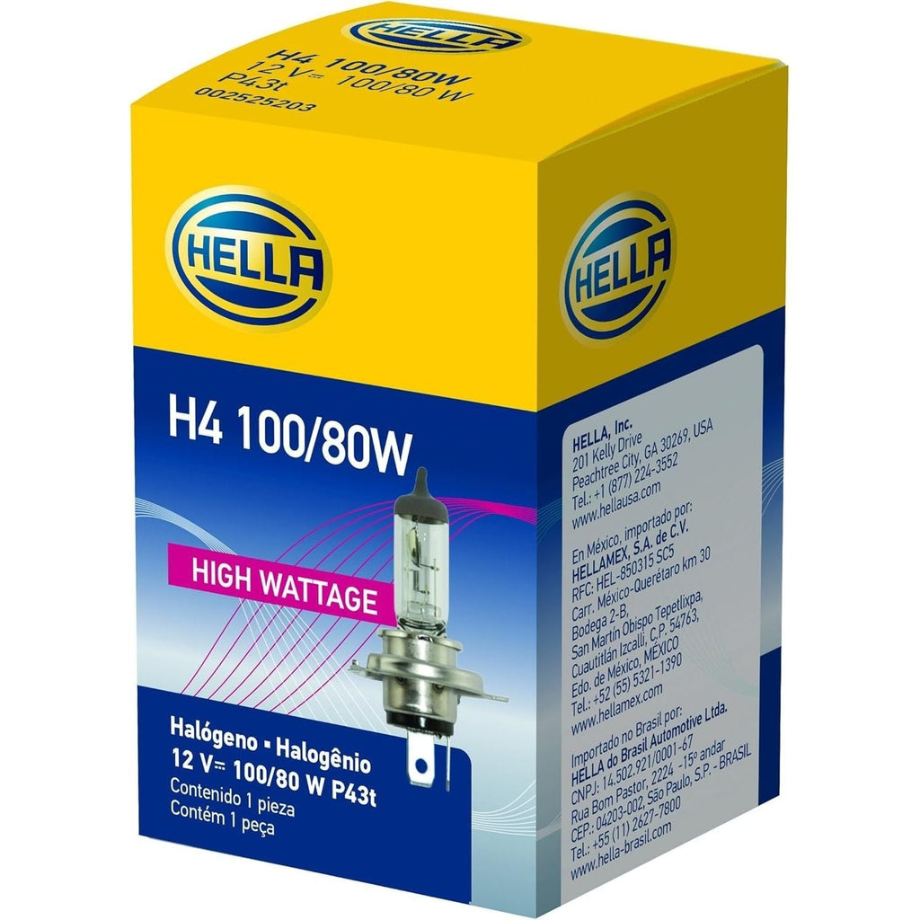 Buy now Hella H4 100/80W High Wattage Bulb, 12V Default at indiglob india
