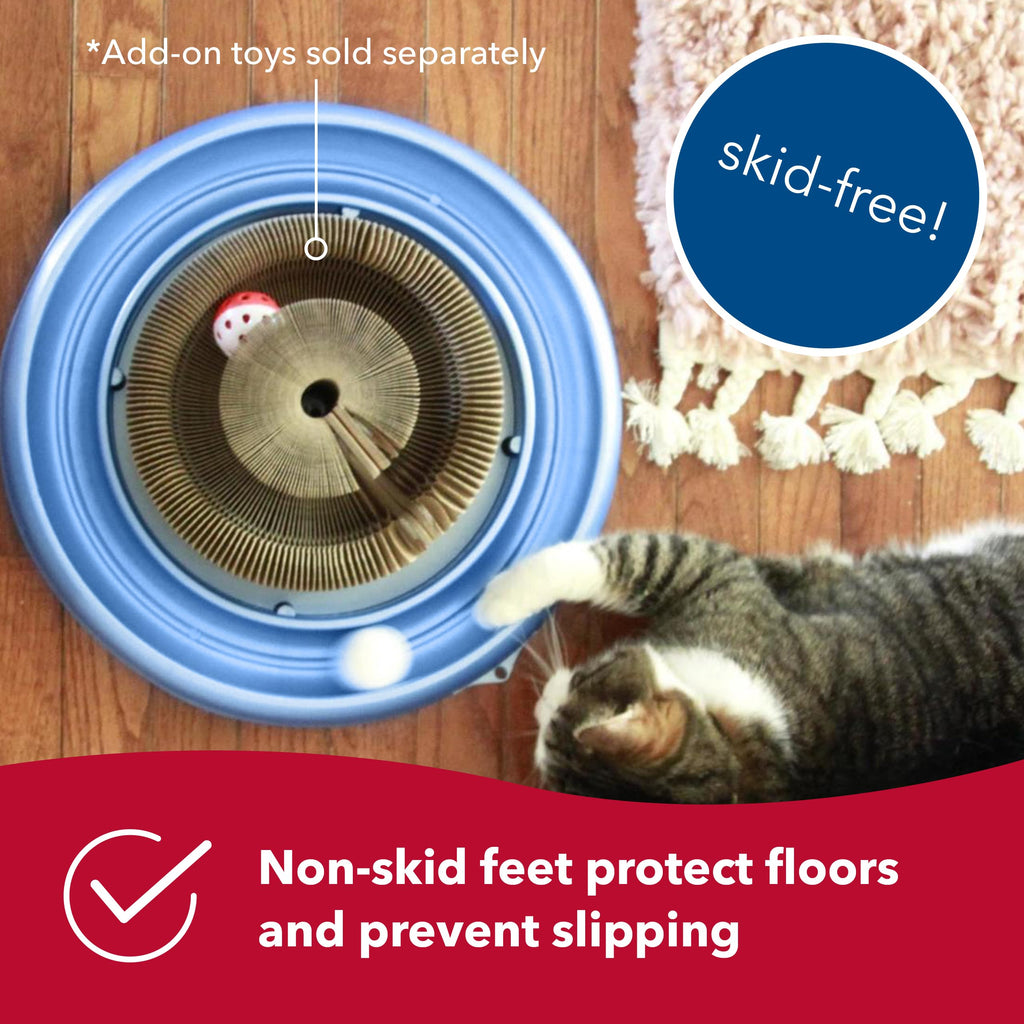 Coastal Pet Turbo Scratcher Cat Toy - Cardboard Cat Scratcher Pad with Cat Toy Ball Track and Catnip (1 Pack)