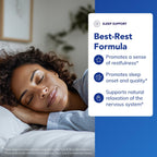 Pure Encapsulations Best-Rest Formula, 60 Capsules | Supports Restful Sleep, for Relaxation*, Restful Sleep Supplement, Non-GMO and Vegan