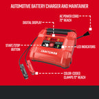 Buy now CRAFTSMAN 15A Car Battery Charger and Battery Maintainer, 4-in-1 Solution, for 6V/12V Power Sport, Automotive, and Marine Batteries, CMXCESM162 at indiglob india