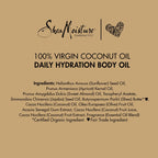 Buy now SheaMoisture Daily Hydration Body Oil Virgin Coconut Oil For Dry Skin Paraben Free 8 oz at indiglob india