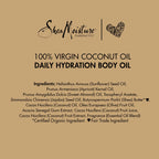 SheaMoisture Daily Hydration Body Oil Virgin Coconut Oil 8 oz | For Dry Skin Paraben Free