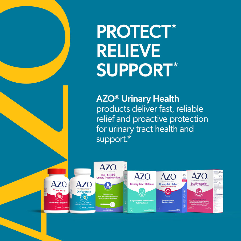 AZO D-Mannose Supplement for Women & Men, Clinical Strength, 120 Capsules | D-Mannose Pills, Urinary Tract Health, Cleanse Flush & Protect* Daily Support, 2000mg per serving, Clinically Studied Amount