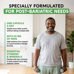 Bariatric Multivitamin with Iron 45mg - 21in1 Bariatric Complex - 90 Caps | Bariatric Vitamins for Women & Men - Lab Tested - Gastric Sleeve Support - Free of Sugar, Gluten & Soy - 1/Day