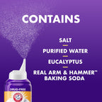 Buy now ARM & HAMMER Simply Saline Nighttime Drug-Free Mist for Nasal Congestion at Night, Extra Strength, Calming Eucalyptus, Safe to Use with Rx and OTC, For Adults and Kids Ages 2+, 4.6 oz (129 g) at indiglob india