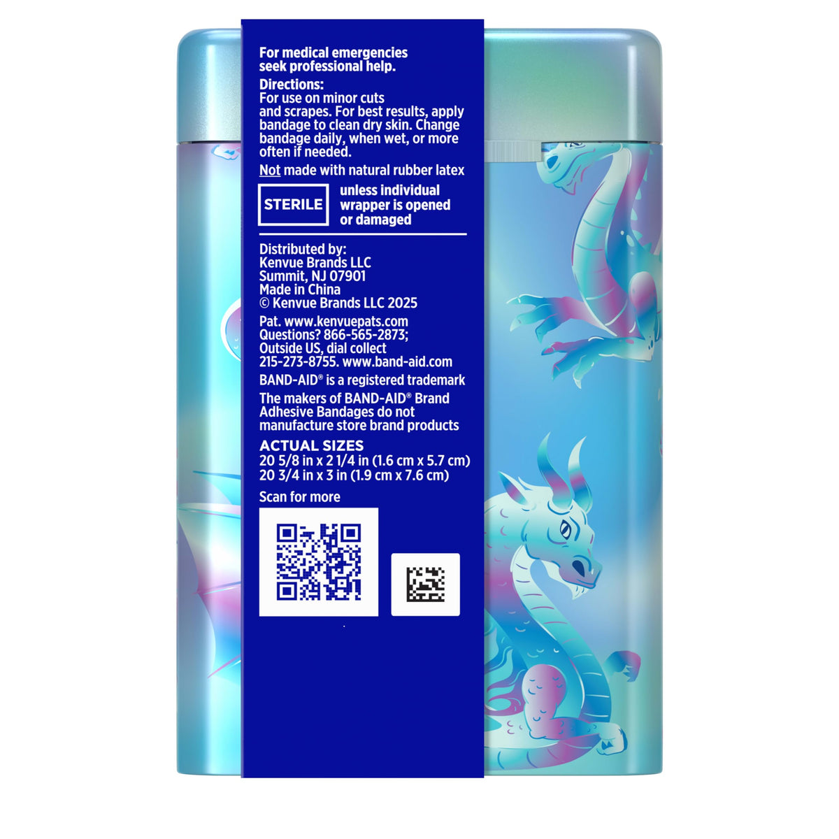 BAND-AID Brand Flexible Fabric Adhesive Bandages, Magic Shimmer, 40 Ct