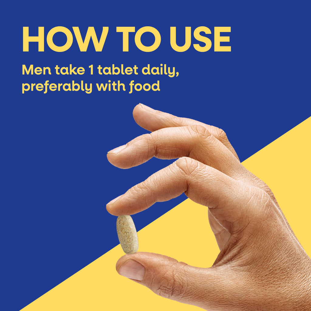 Nature's Way Alive! Men's 50 Plus Ultra Potency Multivitamin, 150 ct | Complete High Potency Formula with Vitamin D3, C, E, Methyl B12, Supports Cellular Energy, Heart, Brain, and Eye Health*
