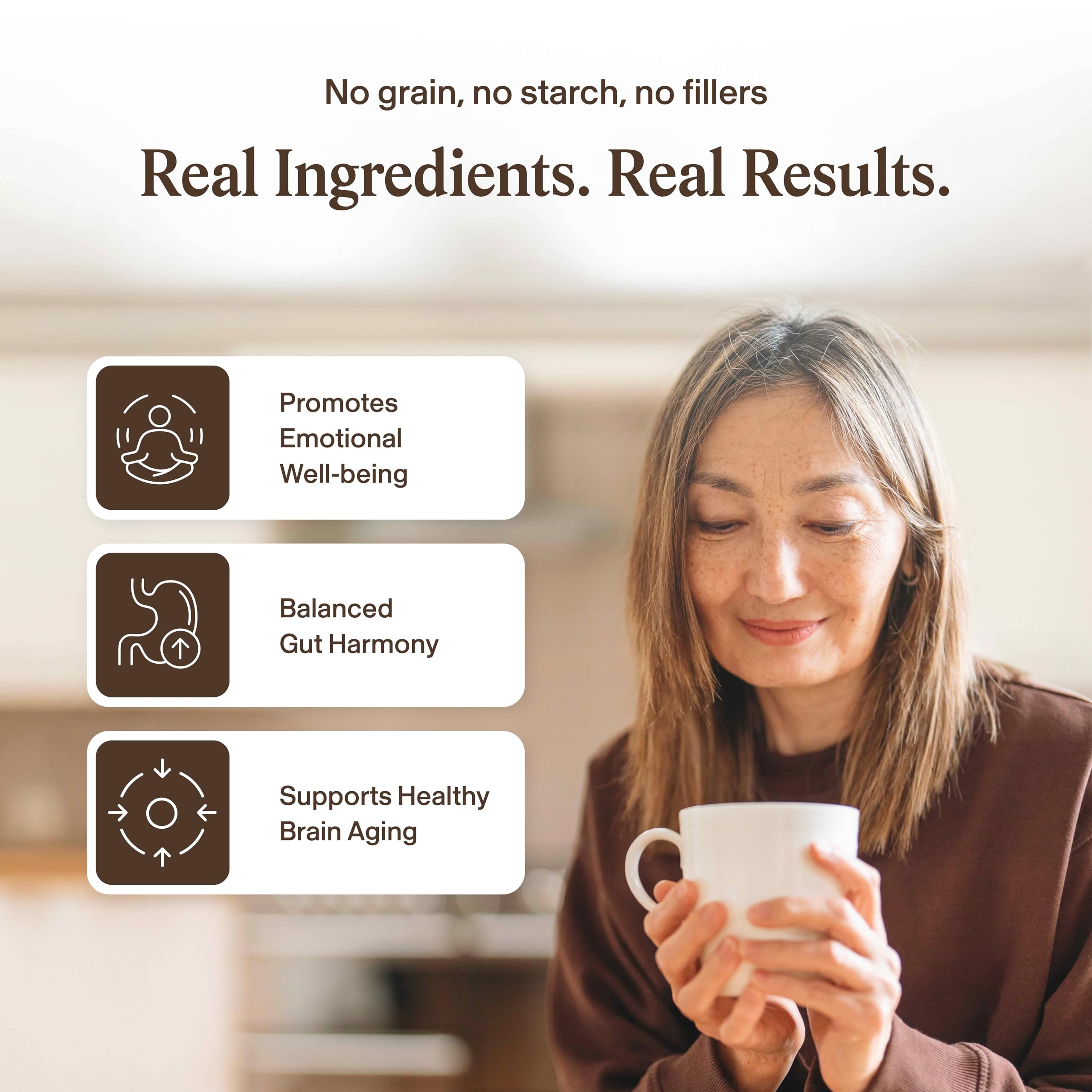 Buy now Real Mushrooms Lions Mane Mushroom Supplement - Organic Lions Mane Extract Powder for Overall Wellness with Adaptogens â€“ Functional Vegan, Non-GMO Blend with 60 Servings at indiglob india
