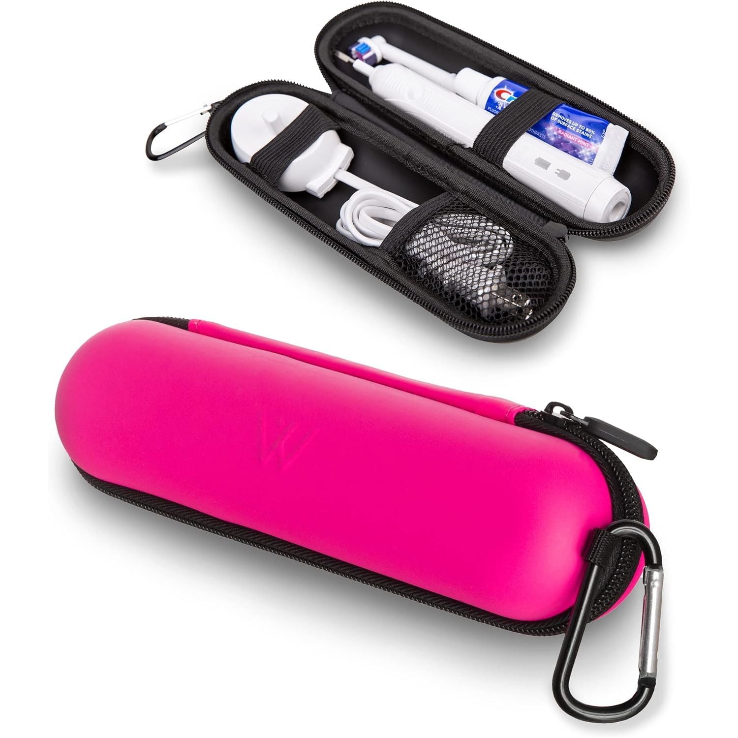 Buy now Wilken Electric Toothbrush Case | Universal Travel Case | Compatible with Oral B Pro, Phillips Sonicare and More | (Blue) Pink at indiglob india