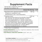 DEAL SUPPLEMENT Resveratrol Complex, 240 Veggie Capsules – Trans-Resveratrol Supplement with NAD, Quercetin, Turmeric, CoQ10, & More | Non-GMO, Gluten Free