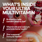 Nature's Way Alive! Women's Ultra Multivitamin, High Potency, 60 ct | Complete Daily Women's Vitamins, Promotes Energy Metabolism and Muscle Function*, Vitamin A, C, D, Methylated B12