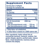 Life Extension Mega EPA/DHA, Omega-3 Fatty acids, Heart & Brain Health, Non-GMO, Gluten-Free, 120 softgels | Omega-3 Fatty Acids for Cardiovascular & Cognitive Health, Lipid & Triglyceride Support, Non-GMO & Gluten-Free