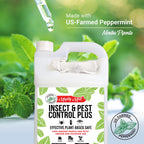 Mighty Mint Peppermint Oil Insect Repellent Plus Spray, 1 Gallon (128 oz)