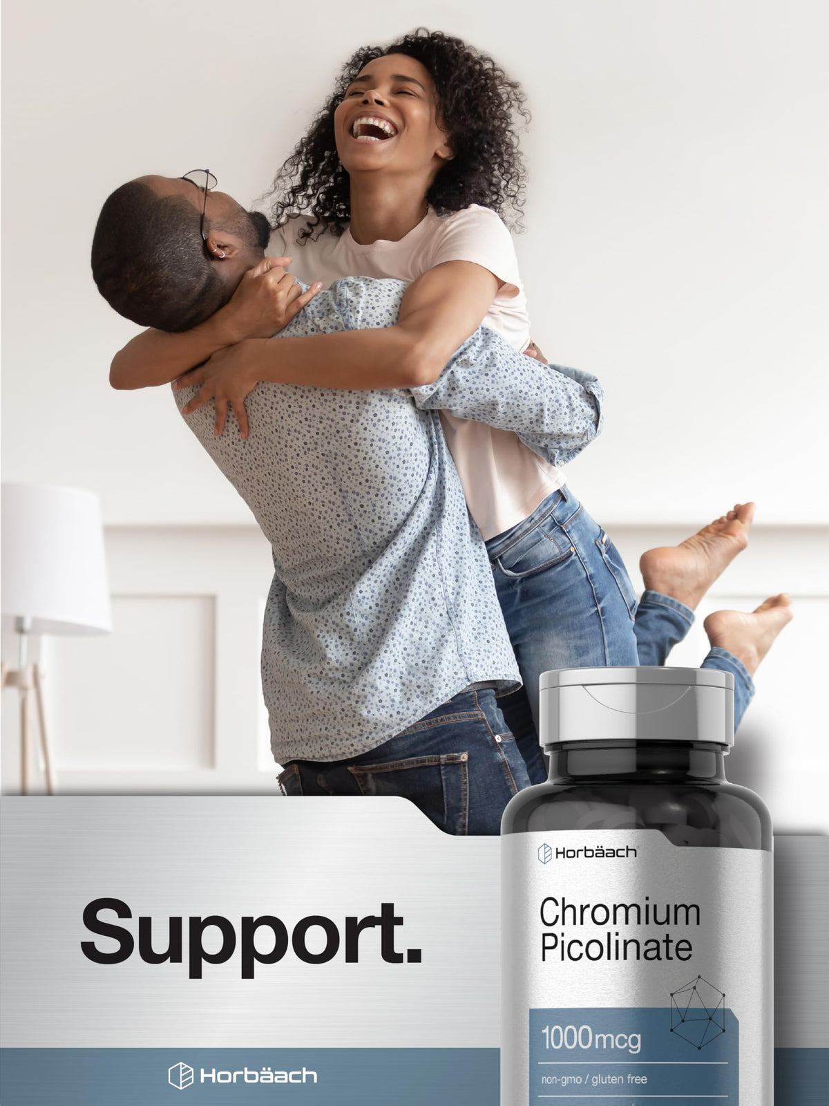 Horbäach Chromium Picolinate 1000mcg | 240 Tablets