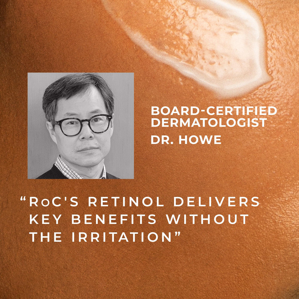 RoC Retinol Correxion Deep Wrinkle Retinol Face Serum, Ascorbic Acid, 1 0z | Anti-aging treatment for fine lines, dark spots, post acne scars, clinically proven, dermatologist-tested, packaging may vary