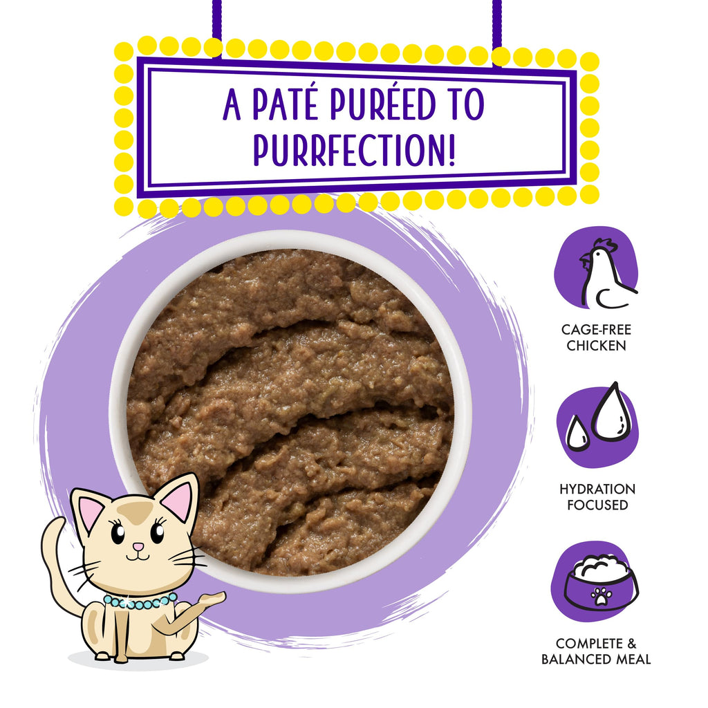 Weruva Classic Cat Paté, Meal or No Deal! with Chicken & Beef, 3oz Can (Pack of 12)
