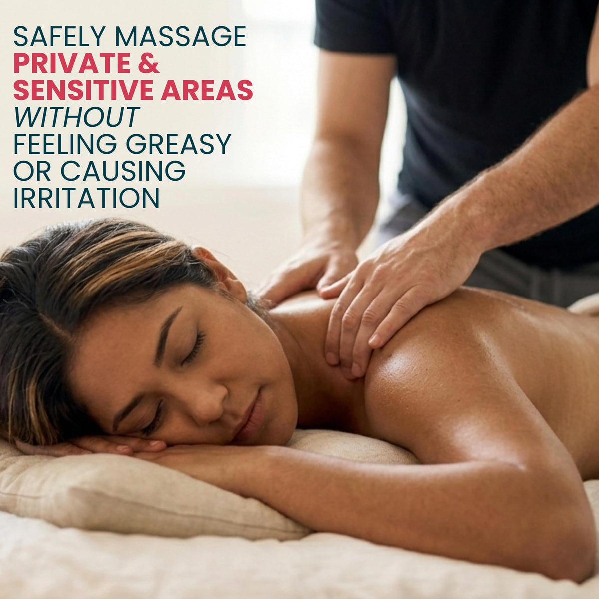 Intimate Massage Oil Safe for Genitals - Date Night Oil for Couples, 4oz