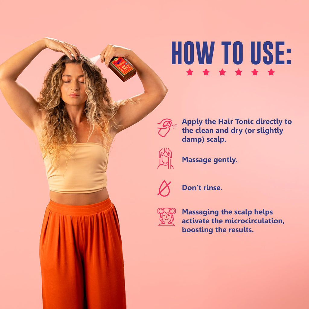 Lola From Rio – Rapunzel Hair Tonic Spray for Women – Hair Strengthening Treatment – Thickening Spray for Fine Hair – Supports Fuller, Healthier-Looking Hair – 8.45 fl oz
