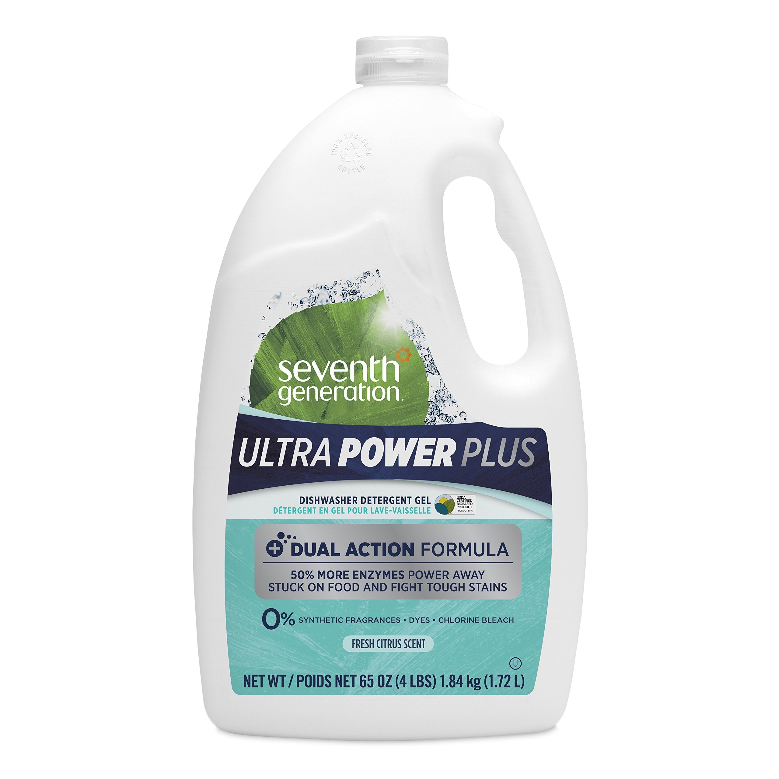 Buy now Seventh Generation Ultra Power Plus Auto Dish Gel, Fresh Citrus Scent, 65 Ounce at indiglob india
