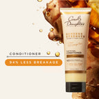 Carol's Daughter Goddess Strength Fortifying Conditioner For Wavy, Coily and Curly Hair, Sulfate Free Conditioner with Castor Oil for Weak Hair, 11 Fl Oz