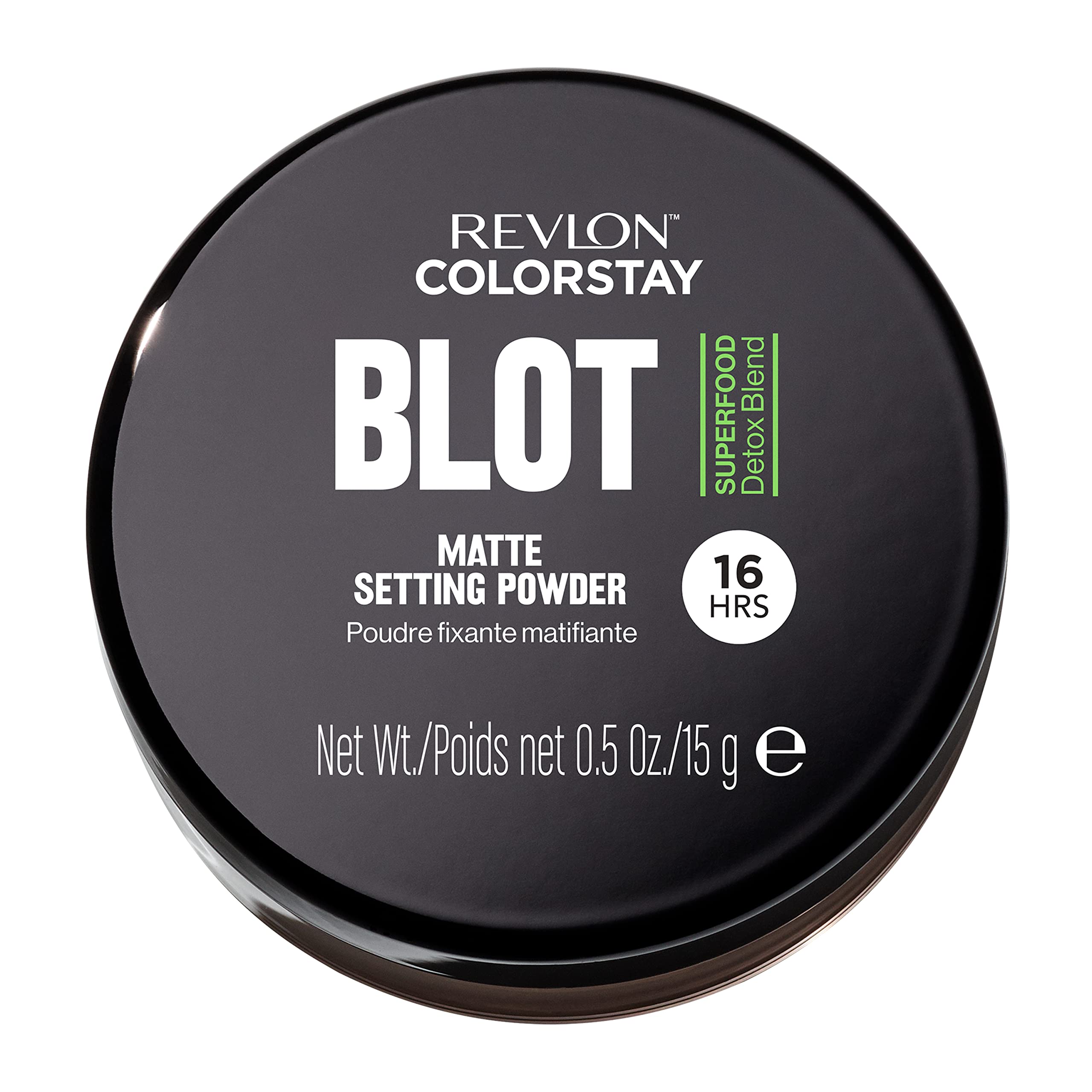 Buy now Revlon ColorStay Blot Face Makeup Setting Powder, Mattifying, Blurring & Oil Absorbing, Absorbs Sebum, Blurs Imperfections and Reduces Pore Appearance, 0.5 Oz at indiglob india