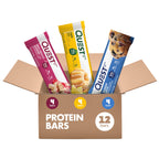 Buy now Quest Nutrition Chocolate Brownie Protein Bar, 20g Protein, 1g Sugar, 4g Net Carb, High Fiber, Gluten Free, 12 Count at indiglob india