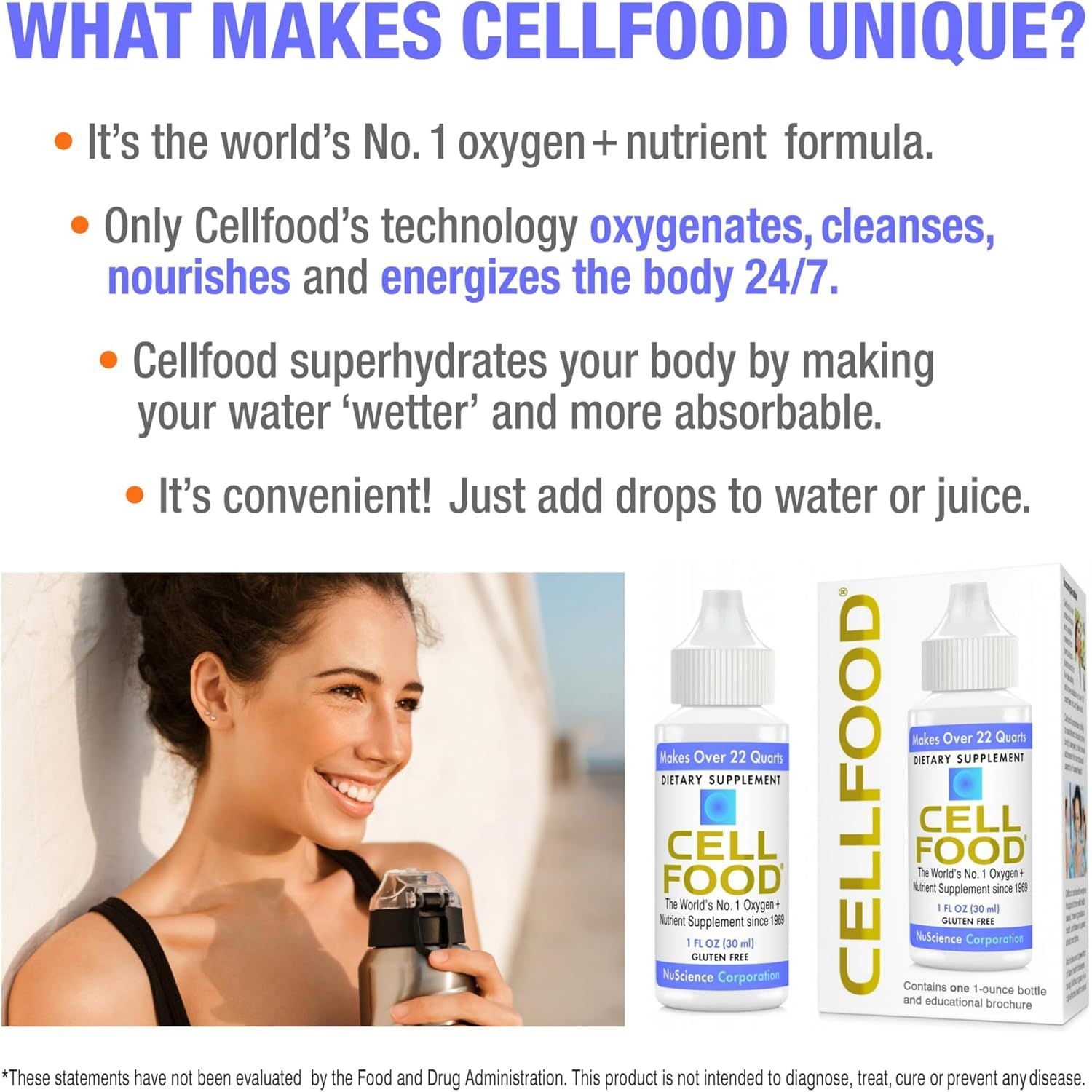 Buy now Cellfood Oxygen Boost, 1 fl oz - Liquid Oxygen Supplement for Lymphatic Drainage, Altitude Sickness, Jet Lag, Fatigue, Headaches, Hangovers & Energy - Gluten Free, Cert. Kosher - Makes Over 22 Quarts at indiglob india