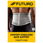 Buy now Futuro Stabilizing Back Support, Large/X-Large at indiglob india