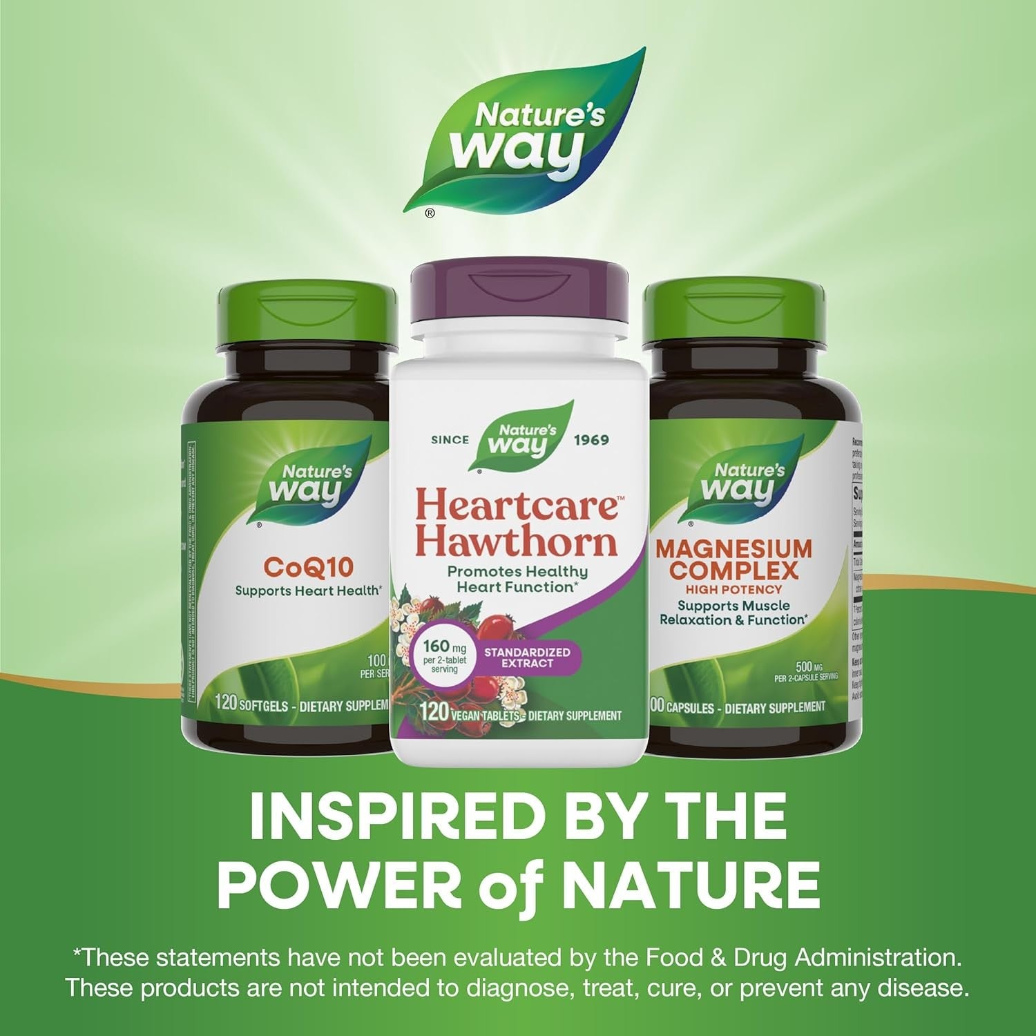Buy now Nature's Way Heart Care Hawthorn Extract, Supports Healthy Heart Function*, 120 Tablets at indiglob india