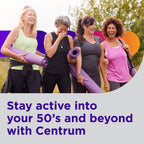 Centrum Silver Women's Multivitamin for Women 50 and Over, 100 Tablets | Contains Vitamin D3, B Vitamins, Calcium, and Antioxidants, Non-GMO Ingredients, Supports Memory and Cognition, GLP-1 Support