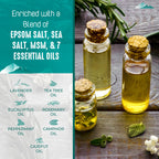 Purely Northwest-Tea Tree, Peppermint, MSM & Epsom Salt Foot Soak-for Stubborn Foot Odor, Burning & Itching associated with Athletes Foot- Softens Dry Skin & Calloused Heels-1 Pound