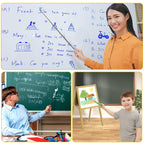 5PCS Pointer Stick For Classroom – Multipurpose Teacher Pointer Stick, Extendable Classroom Pointer And Finger Pointer Stick, Engaging Colors – Classroom Essentials For Effective Presentations