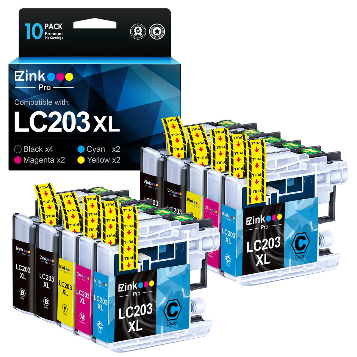 E-Z Ink Pro LC203XL Compatible for Brother LC203XL LC201XL Ink Cartridges