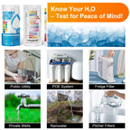 AAwipes Complete Water Testing Kits for Drinking Water 25 Strips Bag Pack 16 in Well, Tap, Drinking Water, City Water Testing Strips (25)