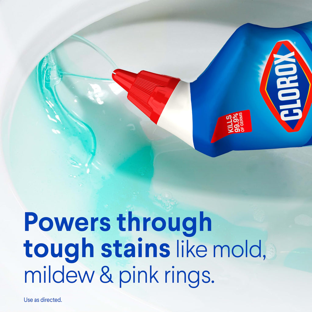Buy now Clorox Toilet Bowl Cleaner Heavy Duty Stain and Ring Remover, Arctic Clean, 24 Fl Oz., Pack of 2 at indiglob india